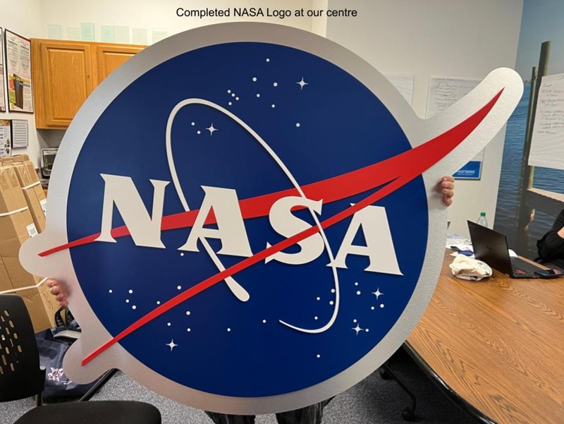 Custom Logo Fabrication - NASA Project